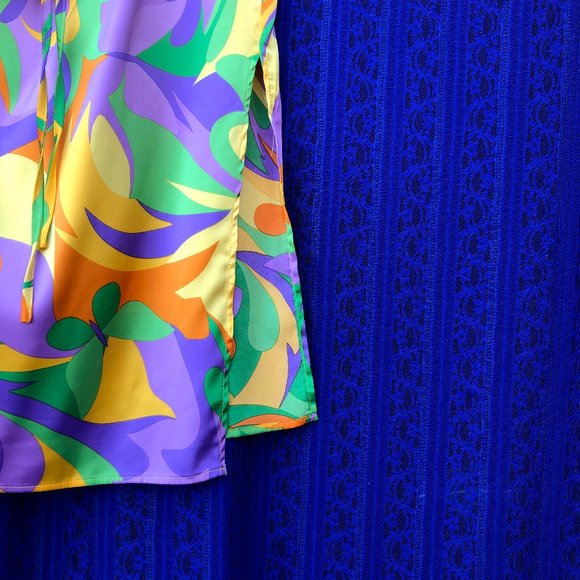 SOLD! NWT WeWoreWhat Tie Halter Saved by the Bell Dress- Medium - Picture 2 of 6